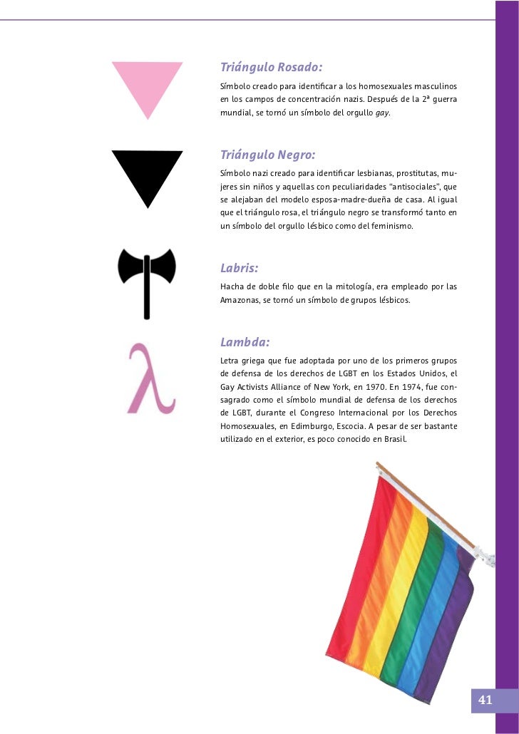 Sabrina transsexual Como identificar un simbolo gay